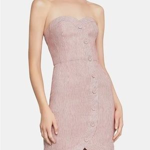 BCBGMaxAzria Women’s Striped Bustier Dress